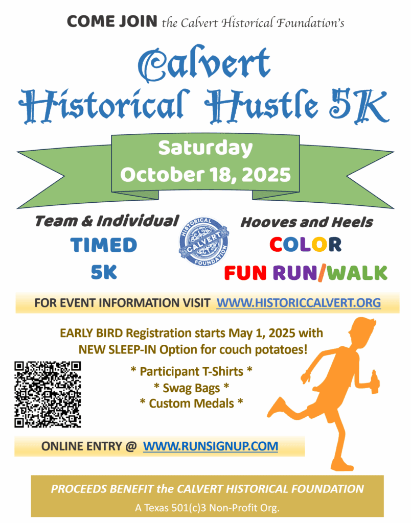 Sign up for 2025 5K run in Calvert